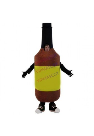 For Celebration Party The Wine Bottle Mascot Costume Full Outfit