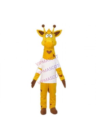 Handmade The Unique Love Printd Giraffe Mascot Costume