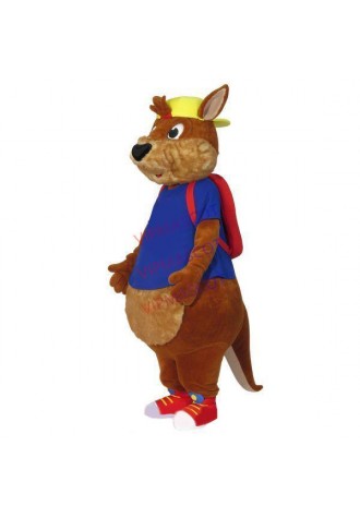 Merry Spring Outing Kangaroo Mascot Costume For Adult