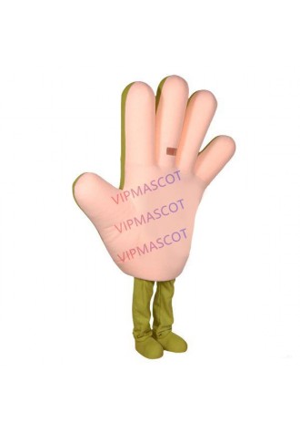 Realistic Enlarged Version of The Palm Cartoon Mascot Costume