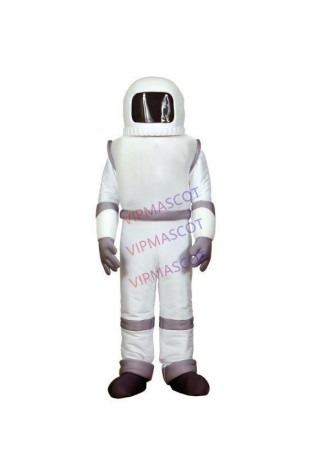 Astronaut In The Special Material Protective Spacesuit Mascot Costume