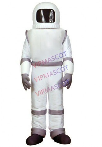 Astronaut In The Special Material Protective Spacesuit Mascot Costume