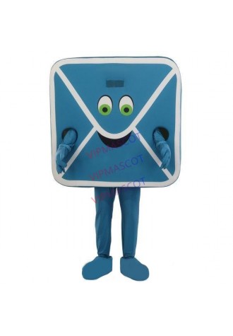 Blue Envelope Style Doll Cartoon Mascot Costume