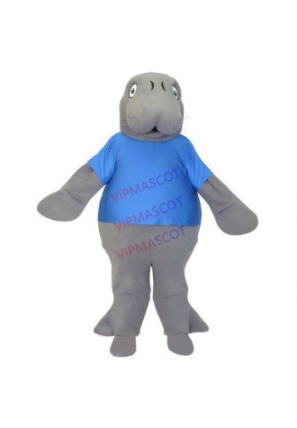 Funny Show Star The Gray Sea Lion Mascot Costume