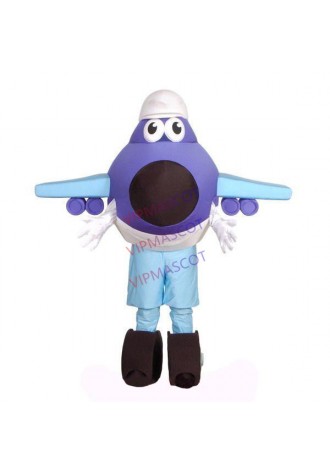 Cartoon Design The Stable Passenger Plane Mascot Costume
