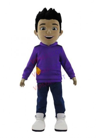 Fashion Youth Boy In Hip-hop Outfit Mascot Costume