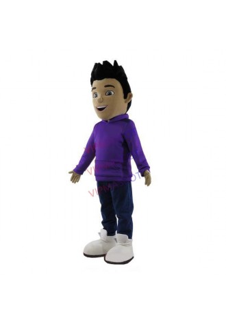 Fashion Youth Boy In Hip-hop Outfit Mascot Costume