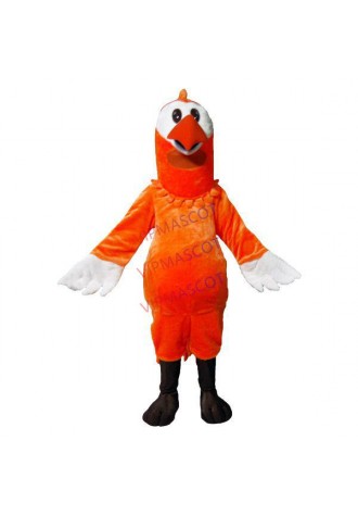 Special Variety of Orange Bird Mascot Soft Costume