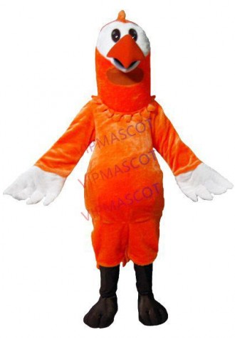 Special Variety of Orange Bird Mascot Soft Costume
