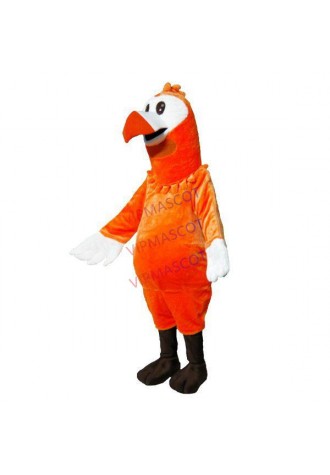Special Variety of Orange Bird Mascot Soft Costume