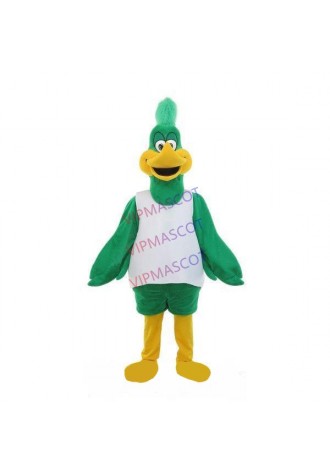 Mouth Cocked Green Mallard Duck Adult Mascot Costume