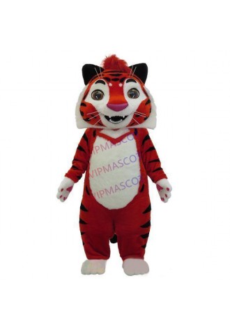 Strong Body The Soft Material Baby Tiger Mascot Costume
