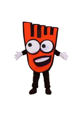 Diverting Cartoon Big Eyed Orange Sole Mascot Costume