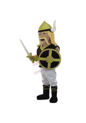 The Defensive Blonde Spartan Soldier Mascot Adult Costume