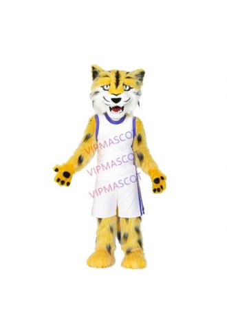 Vanguard Yellow Cheetah of The Basketball Team Mascot Costume