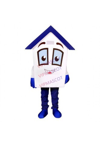 Interesting Fancy Cartoon House Mascot Lightweight Costume