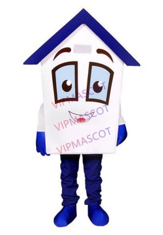 Interesting Fancy Cartoon House Mascot Lightweight Costume