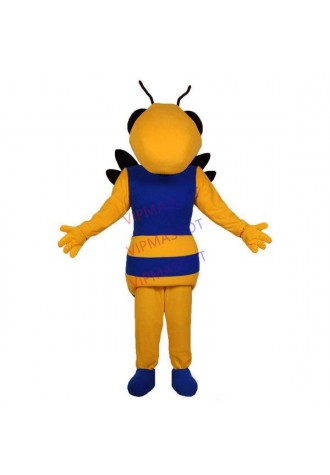 Mutant Big-headed Worker Bee With Hideous Face Mascot Costume