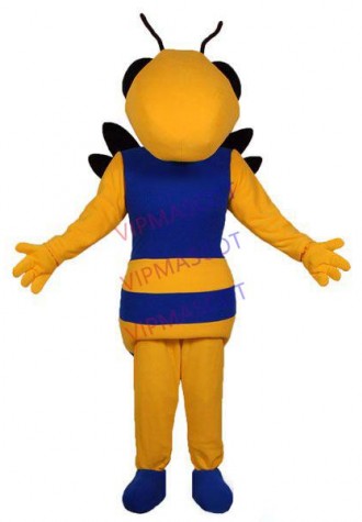 Mutant Big-headed Worker Bee With Hideous Face Mascot Costume