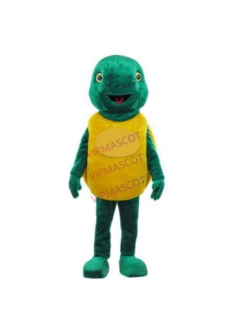 Regular Version Small Turtle With Yellow Shell Mascot Costume