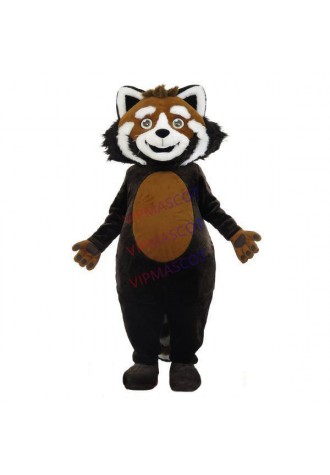 Lifesome The Overjoyed Dark Brown Raccoon Mascot Costume