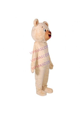 For Adult Birthday Party The Soft Khaki Bear Mascot Costume