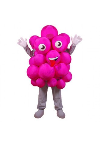 Halloween Scary Cartoon Rose Purple Cell Population Mascot Costume