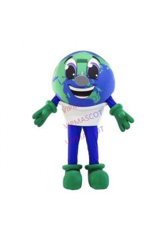 Pleased Expression The Cartoon Lightweight Earth Mascot Costume