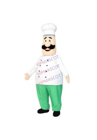 The Bearded Fat Chef of Western Restaurant Mascot Costume