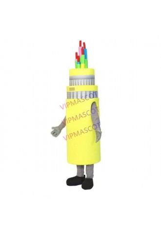 Multi-threaded Connector Electrical Equipment Cartoon Mascot Costume