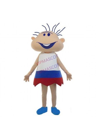 Innocent Lovely Baby Boy With Thinning Hair Mascot Costume