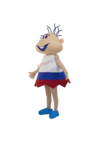 Innocent Lovely Baby Boy With Thinning Hair Mascot Costume