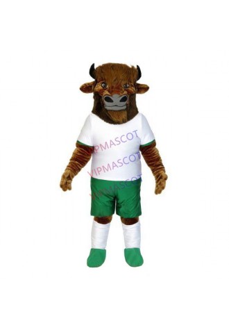 Seriously Trained Bull of Football Team Mascot Costume
