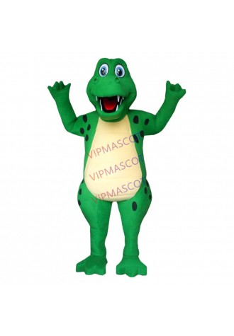 Adult Lifesome Green Alligator Mascot Costume