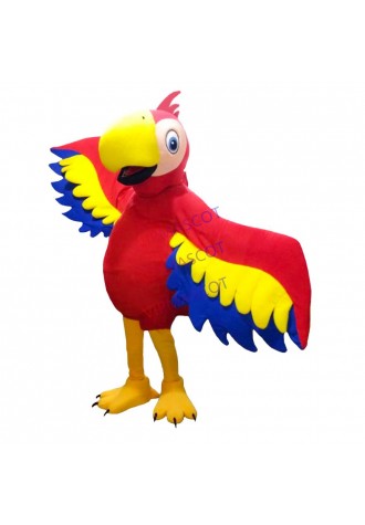 Customized Red Parrot Mascot For Outdoor Performance