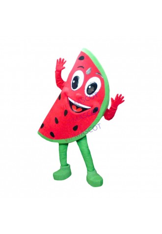 Cartoon Mature Sliced Watermelon Mascot Costume