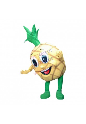 Smooth Surface Version Cartoon Pineapple Mascot Costume