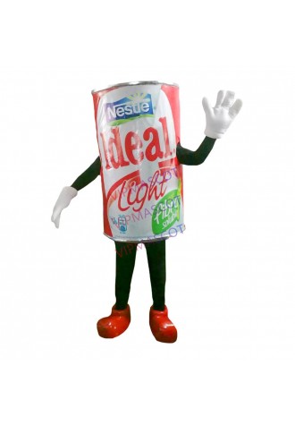 Christmas Cartoon Light Milk Mascot Costume