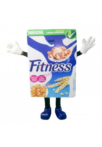 Pack of Fitness Cornflakes Mascot Costume