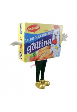 Maggi Caldo de Gallina Mascot Costume For Halloween