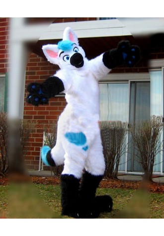 White Dog Fox Wolf Fursuit Costume Mascot Costume