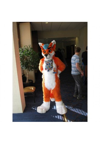 Friendly Wolf Dog Fursuit Costume Mascot Costume