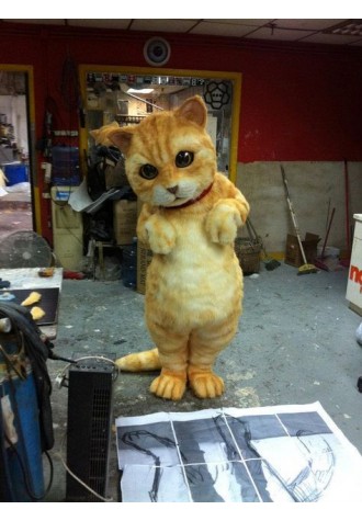 Lovely Realistic Cat Fursuit Costume Mascot Costume