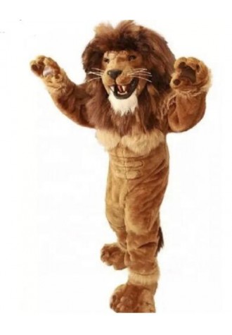 Friendly Power Lion Mascot Costume
