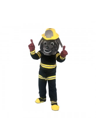 Superb Fire Bulldog Mascot Costume