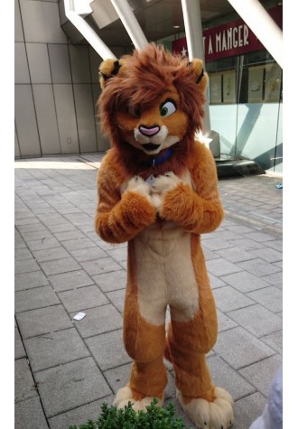Beautiful Lion Fursuit Costume Mascot Costume