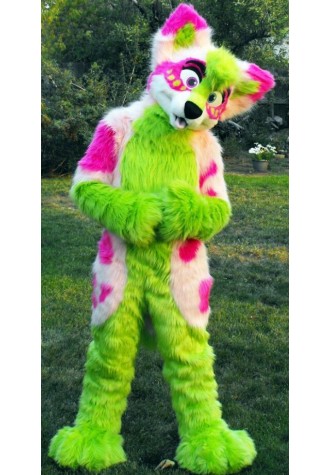 Beautiful Fox Wolf Fursuit Costume Mascot Costume