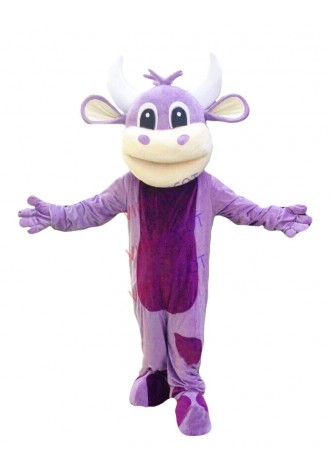 Cow Mascot Costume Cosplay Party Game Dress Outfit Advertising Halloween Adult