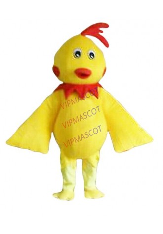 Yellow Chicken Mascot Costume Outfit Cosplay Party Fancy Dress Halloween Adults