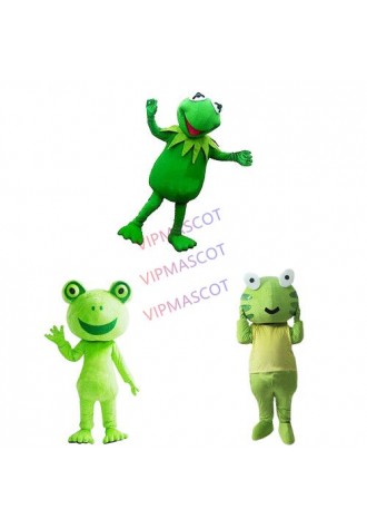 Halloween Green Frog Mascot Costume Suits Cosplay Party Clothing Carnival Adults